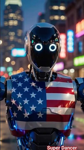 Robot dancing video 🌆 #usa How to make a robot dance like a pro in 60 seconds