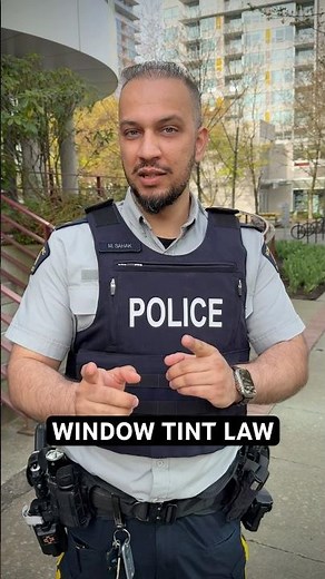 Police explain window tint law and punishment. Too harsh?