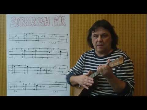 Fingerstyle Ukulele Lesson # 2: SCARBOROUGH FAIR (Traditional / Simon & Garfunkel)