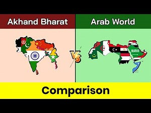Akhand Bharat vs Arab world | Arab world vs Akhand Bharat | Akhand bharat | Comparison | Data Duck