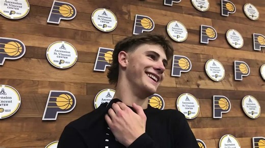 Johnny Furphy discusses his practice dunk and the growth of his game.