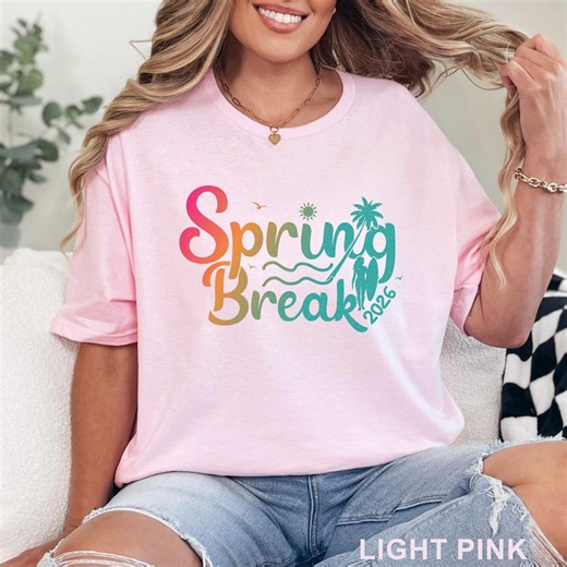 Spring Break 2026 Shirt, Spring Break Vacation Tee, Group Spring Break Trip Shirt,matching Spring Break Holiday, 485920 - Etsy