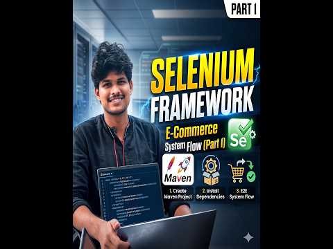 Selenium Framework Tutorial Part 1 | Maven Project Setup | Dependencies | E-Commerce End-to-End Flow