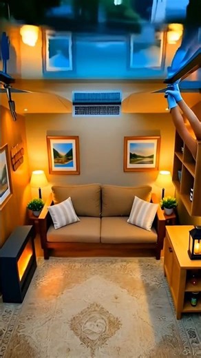 making a underground luxury cabin