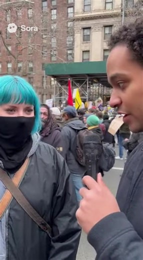 Mixed reactions for the ceasefire #ai #sora #brainrot #protest #ceasefire