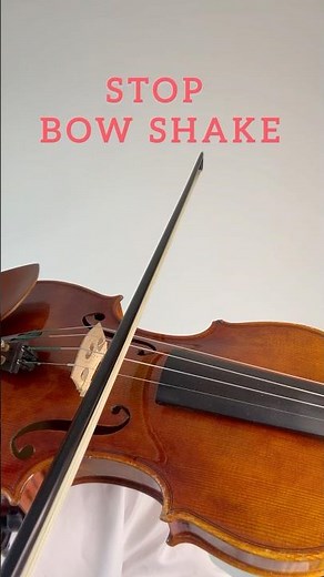 Stop the Violin Bow Shake #violin #learnviolin #violinist #violinpractice #violinlesson