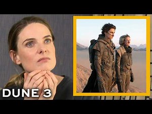 Rebecca Ferguson explains why filming DUNE 3 was weird for her