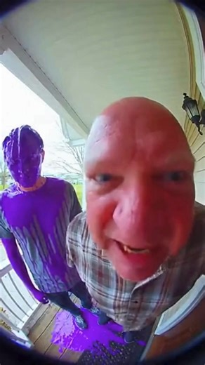 Purple Paint Meltdown on the Porch! 💜😡📹 #DoorbellCam #ViralPrank #PorchFail #PaintBlast #CaughtOnCamera #AngryDadMoment #FisheyeLens #PurpleSlime #PrankGoneWrong #4KRealism #InstantKarma | Sweet Deal Spot