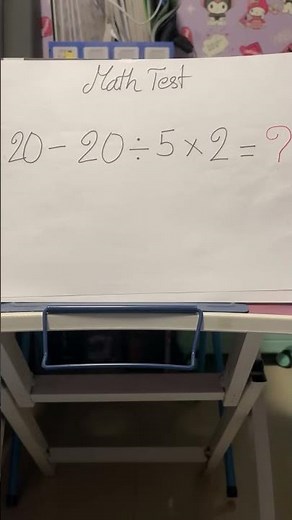 Simple Math Test 20 🧠 Can You Solve It Fast? #mathtest
