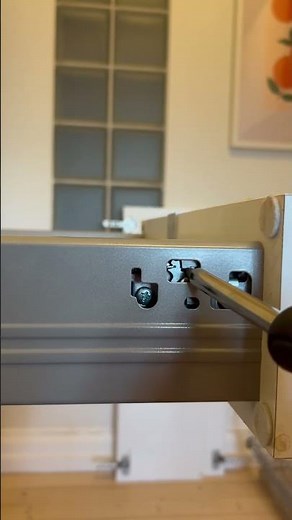 IKEA tutorial: How to remove front from Faktum kitchen drawer