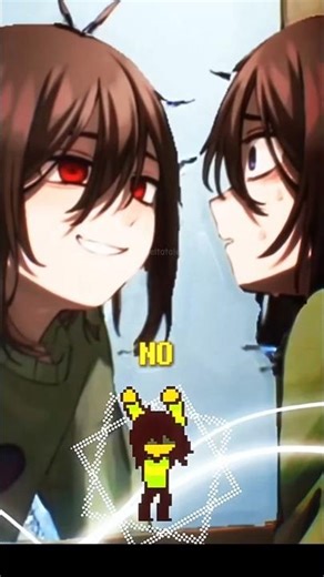 Kris Frisk Chara KFC edit #undertale #deltarune #edit