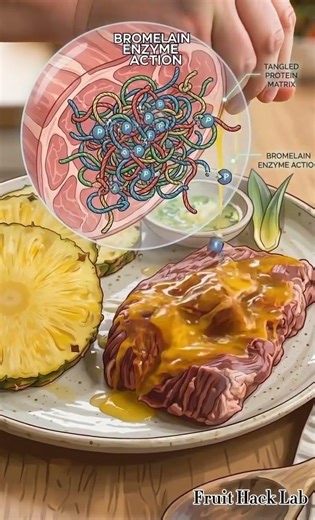 THIS FRUIT DOESN’T JUST TESTE GOOD…IT CHANGES MEAT 🥩 #youtubeshorts #fruit #fruitbenefits #shorts