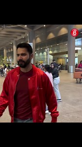 16K views · 342 reactions | Handsome hunk Varun Dhawanwas spotted at the airport in all red ❤️ | Bollywood Bubble - Videos | Facebook