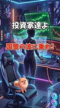 【国策に乗れ】サナエミクスで爆益! 投資家が狙うべきAI・半導体4つのテーマ #shorts