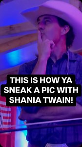 This is how ya sneak a pic with the queen @shaniatwain ha! She was the best!!! Y'all have a wonderful Saturday night! Love ya! | Aaron Watson