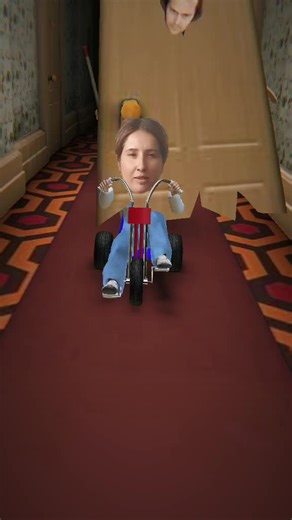Fun Tricycle Ride Indoors with Voice Effects