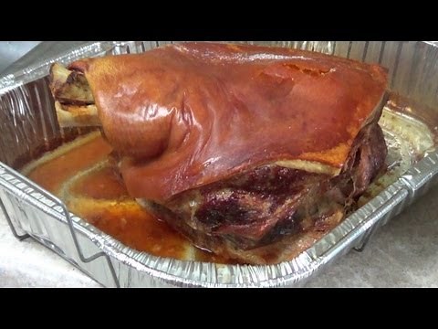 A Simple Way to Roast a Pork Leg - Christmas Holiday, New Years Eve, Family dinner....