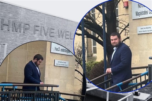 Chicken chucker tossed KFC wraps to lags in HMP Five Wells