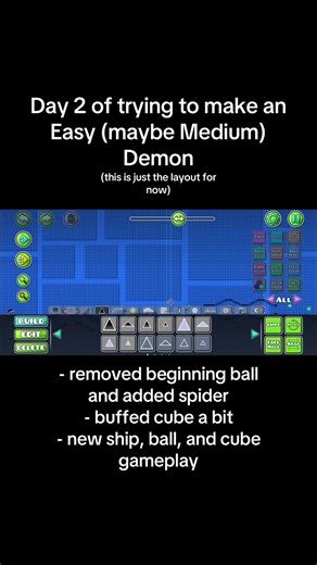 Improving Geometry Dash Level Design: Day 2 Progress