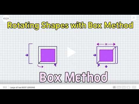 Rotating Clockwise and Counterclockwise Using box methods