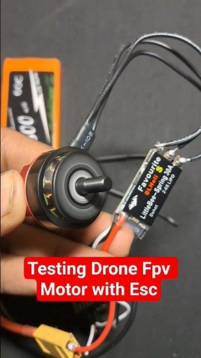 Fpv Motor 2300 kv testing Spinning with AM32 Brushless Esc 30A #fpvfreestyle #dronemotor #ytshorts