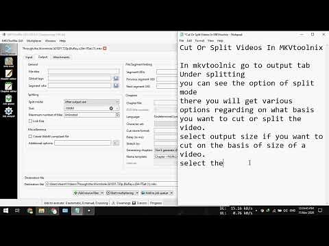Cut Or Split Videos In MKVtoolnix |2020|
