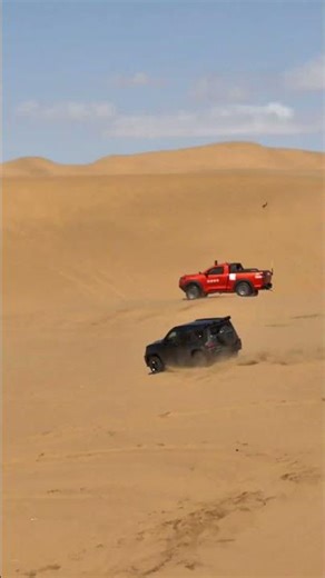 INSANE Dune Bashing in Deep Sand! 🏜️ 4x4 Off-Road Challenge #shorts #automobile