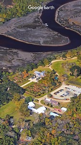 The oldest and most well preserved plantations in the United States #plantation #unitedstates #boonehall #foryoupage Google earth | USA house