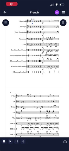 Still Fly Percussion part