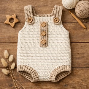 Crochet Baby Romper Pattern PDF – UPDATED VERSION - Etsy