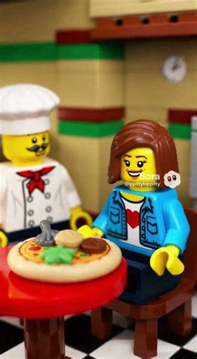 Lego pizza shop!! funny #pizza #lego #legoconcepts