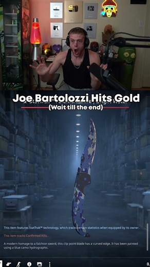 Joe Bartolozzi Get Gold In CS2!!! #joebartolozzi #funny #funnymoments
