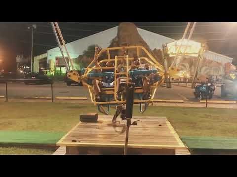Slingshot ride cable breaks seconds before aerial launch | Bungee cord snaps ride at Florida