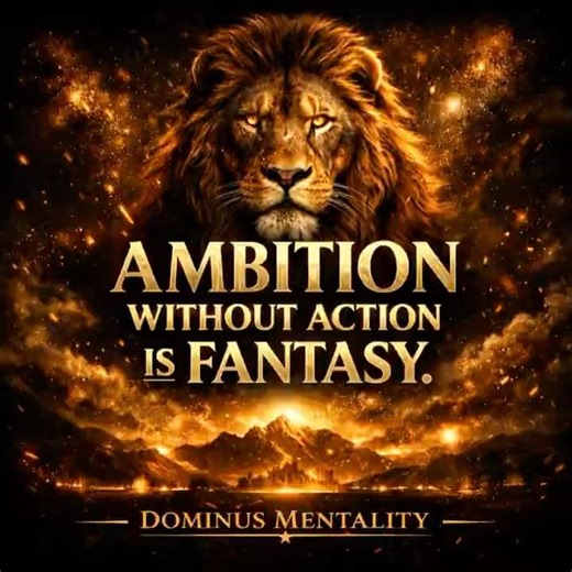 Ambition Without Action is Fantasy | Create the Path
