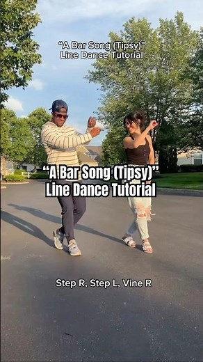 “A Bar Song (Tipsy)” Line Dance Tutorial 😎 #dance #linedance #abarsong #shaboozey