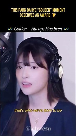 Golden - Park Da-Hye Covers | Aesthetic #ParkDahye #GoldenCover #KpopDemonHunter #HUNTRX #shorts