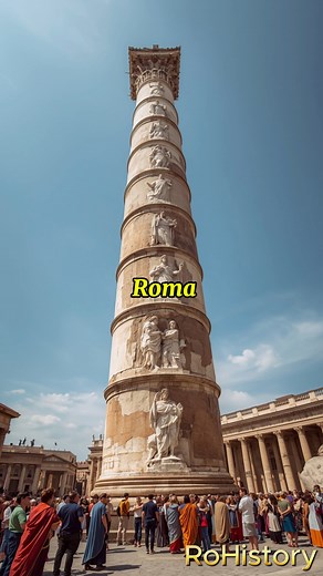 Columna lui Traian – Prima „bandă desenată” din istorie #TrajanColumn, #DacianWars, #AncientRome | ROHistory