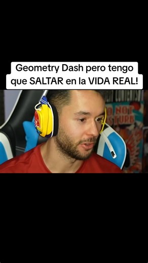 Jumping in Real Life While Playing Geometry Dash
