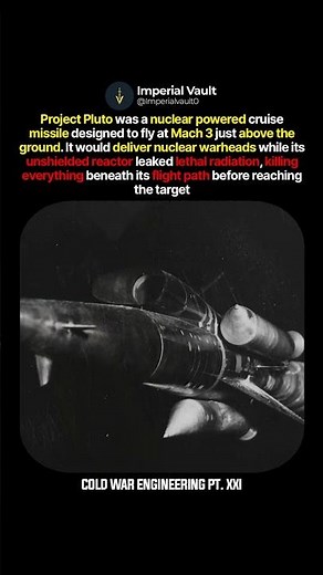 Project Pluto The Flying Nuclear Nightmare #shorts #history