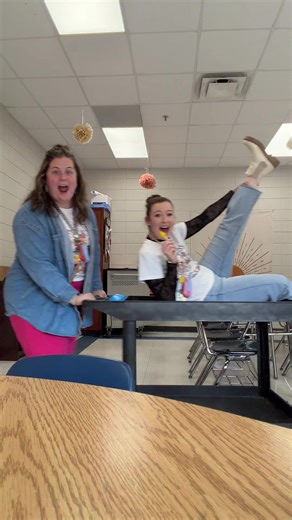 We totally did not crash the cart while making this…😅 #teachertok #fyp #mathteacher #funteachers #teacherbesties