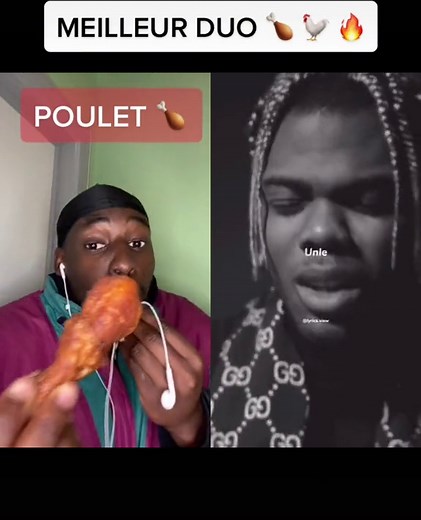 Chanson du Poulet Duo avec Lyrics View en Musique TikTok