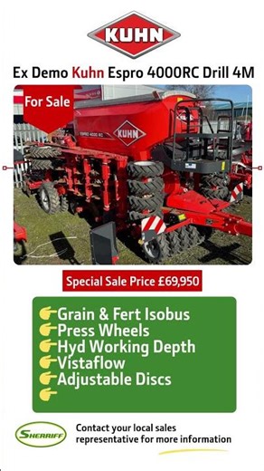 Kuhn Espro 4000RC Drill 4M