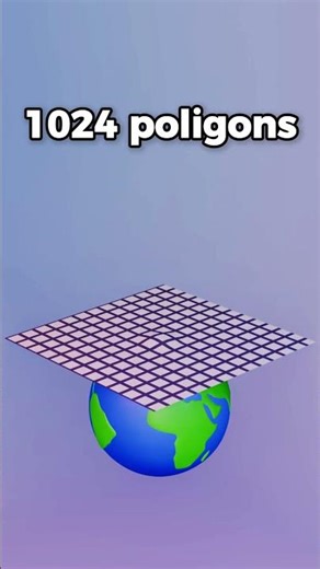 Cloth Simulation from 1 to 262k poligons #relaxing #3d