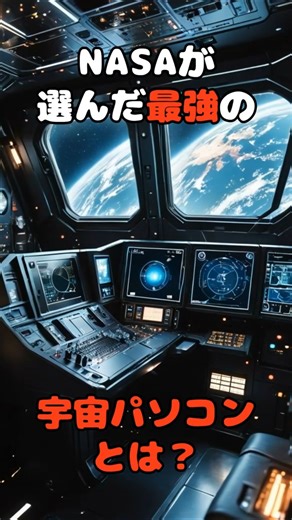 NASAが選んだ最強の宇宙パソコンとは？ #宇宙 #プチ知識 #豆知識 #雑学