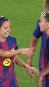 😐 Aitana inventing this finish to give Barcelona the lead over Logroño. Simply, wow 😍 Watch live for free on DAZN.com #LigaFMoeve | DAZN Women’s Football