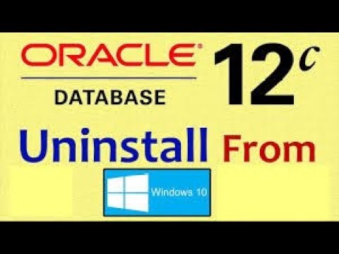 How to uninstallation Oracle 12c