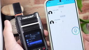 TIDRADIO TD-G18 Rapid Unlimited Range PoC Radio, Nationwide PTT Walkie-Talkie, Global Walkie Talkies Long Distance Two Way Radios 4G LTE for Family, Logistics, Company -2pcs with SIM Card