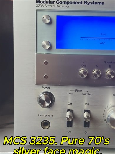 🚨STOP SCROLLING🚨 This is the receiver nobody brags about… But everyone who owns one knows the truth. MCS 3235 — $350 OBO Silver face. Analog glow. Warm vintage power. Sounds like the classics: Pioneer, Marantz, Sansui, Kenwood, Yamaha… Without paying the name premium. DM me before it disappears.