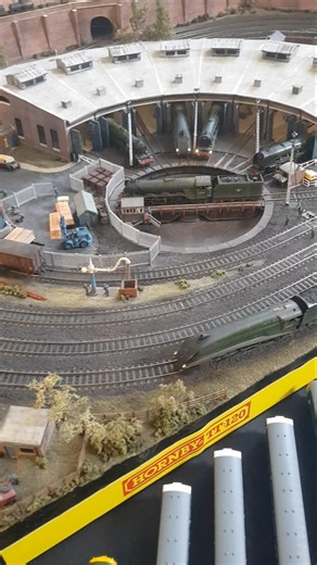 small tt120 layout at Lincoln model railway exhibition hornby