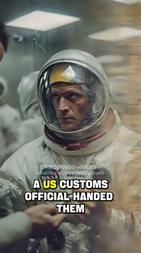 The Astronauts Had to Clear US Customs After Landing on the MOON! 📃🌕#Apollo11 #NeilArmstrong #NASA